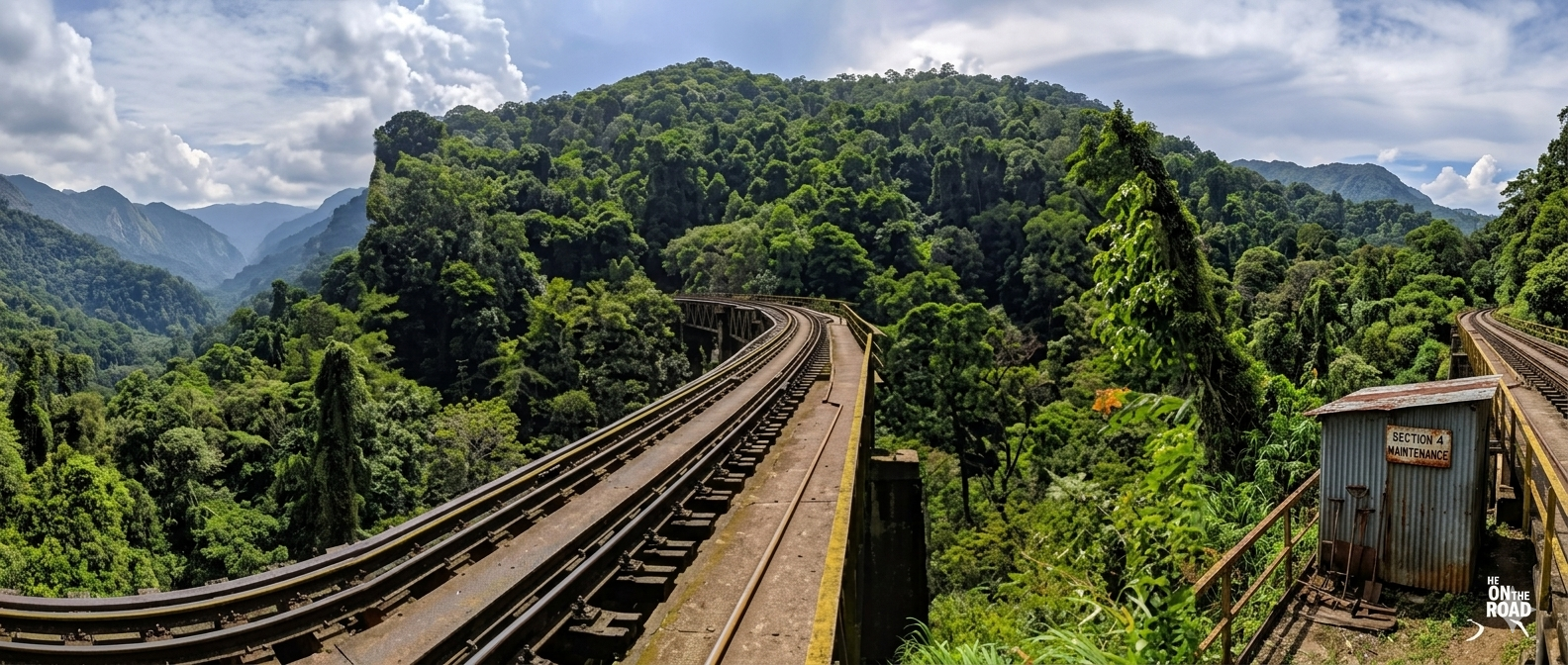 Yedakumeri Railway Bridge taxi route from Sakleshpur